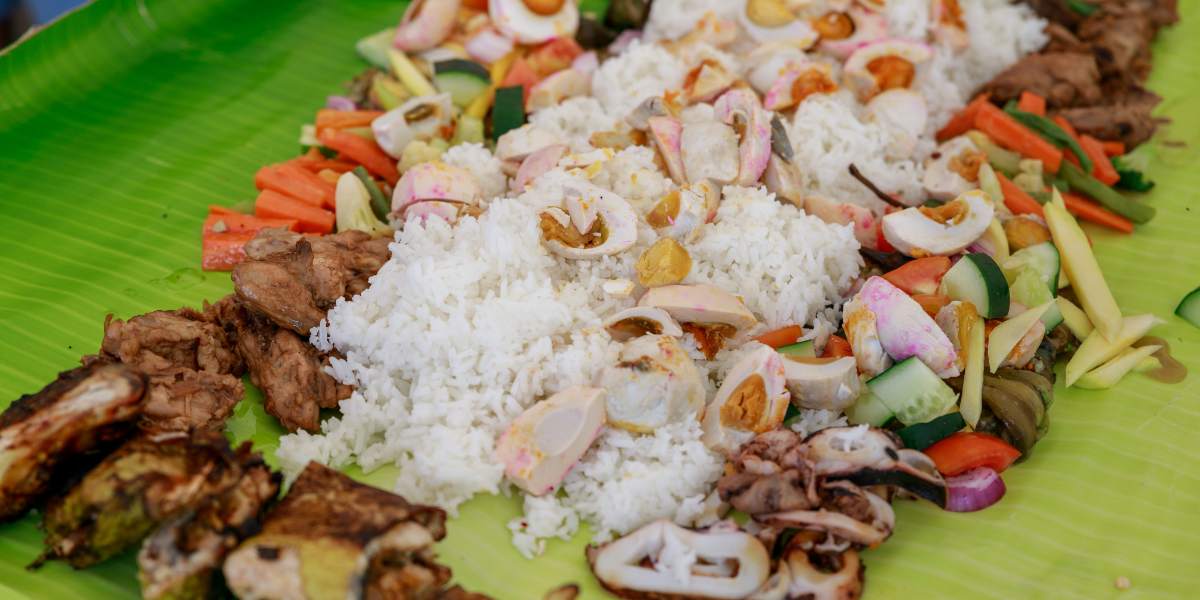 Delicious food from Boracay Island the culture of the people