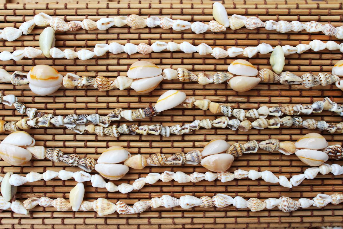 Shell jewelry made by the local Boracay people